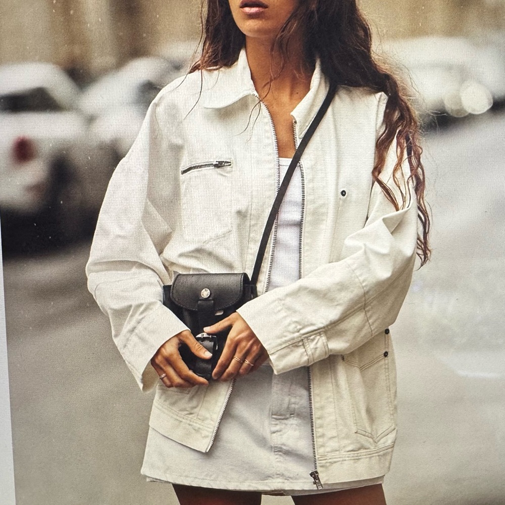 We the Free Easy That Canvas Jacket
White
Size small, runs big